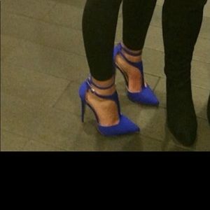 Blue heels